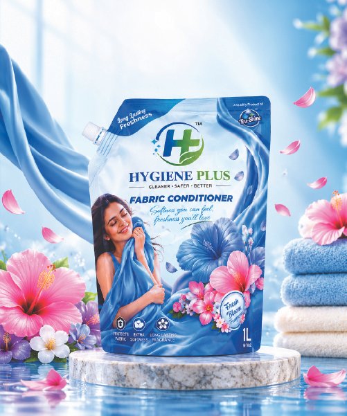 Clean white texture and fine granules representing detergent powder